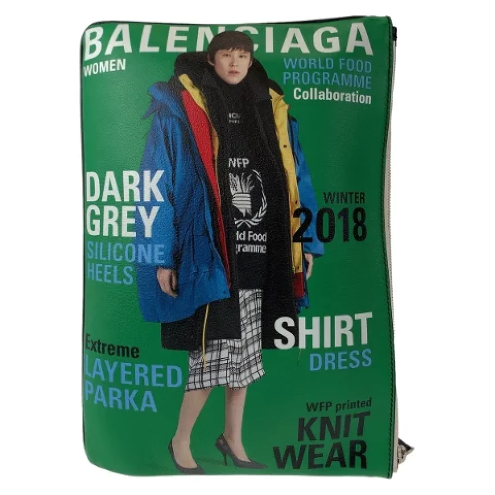 Balenciaga Vintage Pre-owned Leather clutches Black Heren