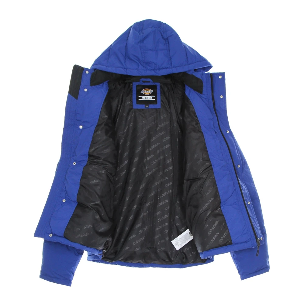 Dickies Blauwe Donsjas met Afneembare Capuchon Blue Heren