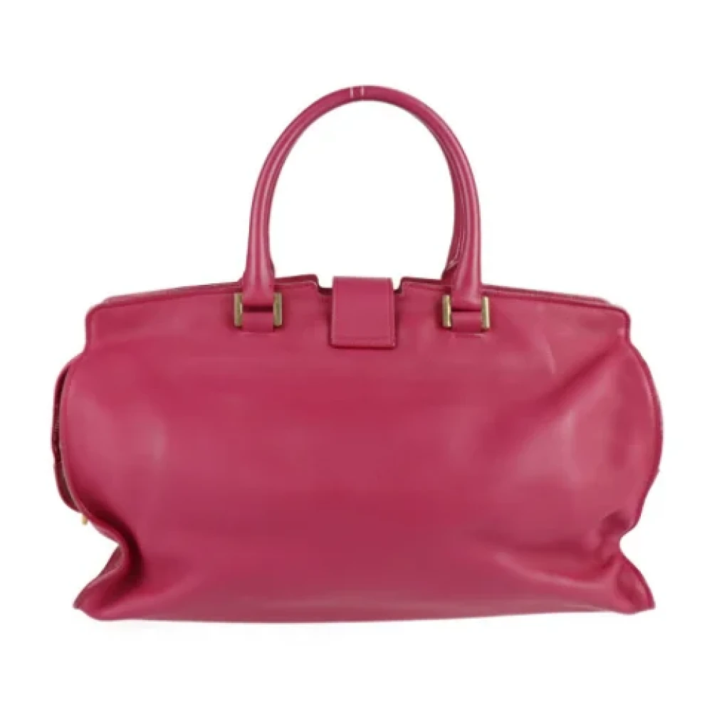 Yves Saint Laurent Vintage Pre-owned Fabric handbags Pink Dames