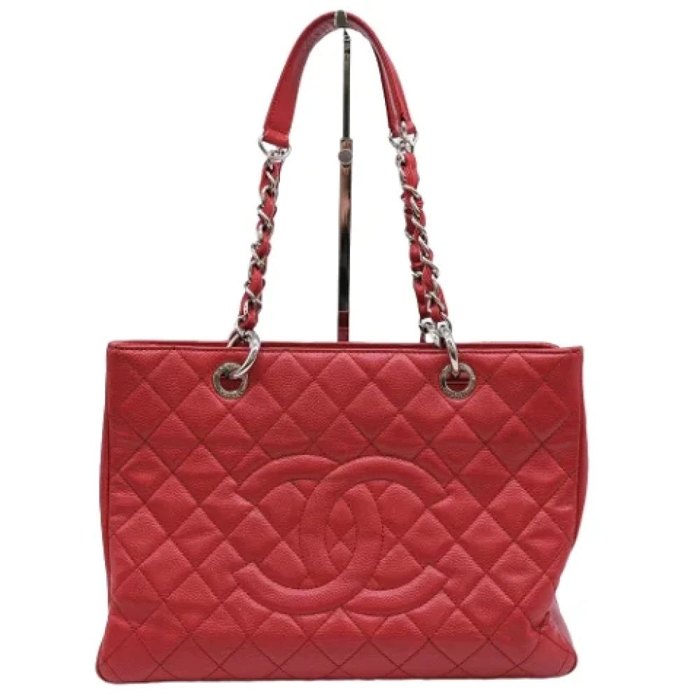 Chanel Vintage Pre-owned Leather shoulder-bags Red Dames