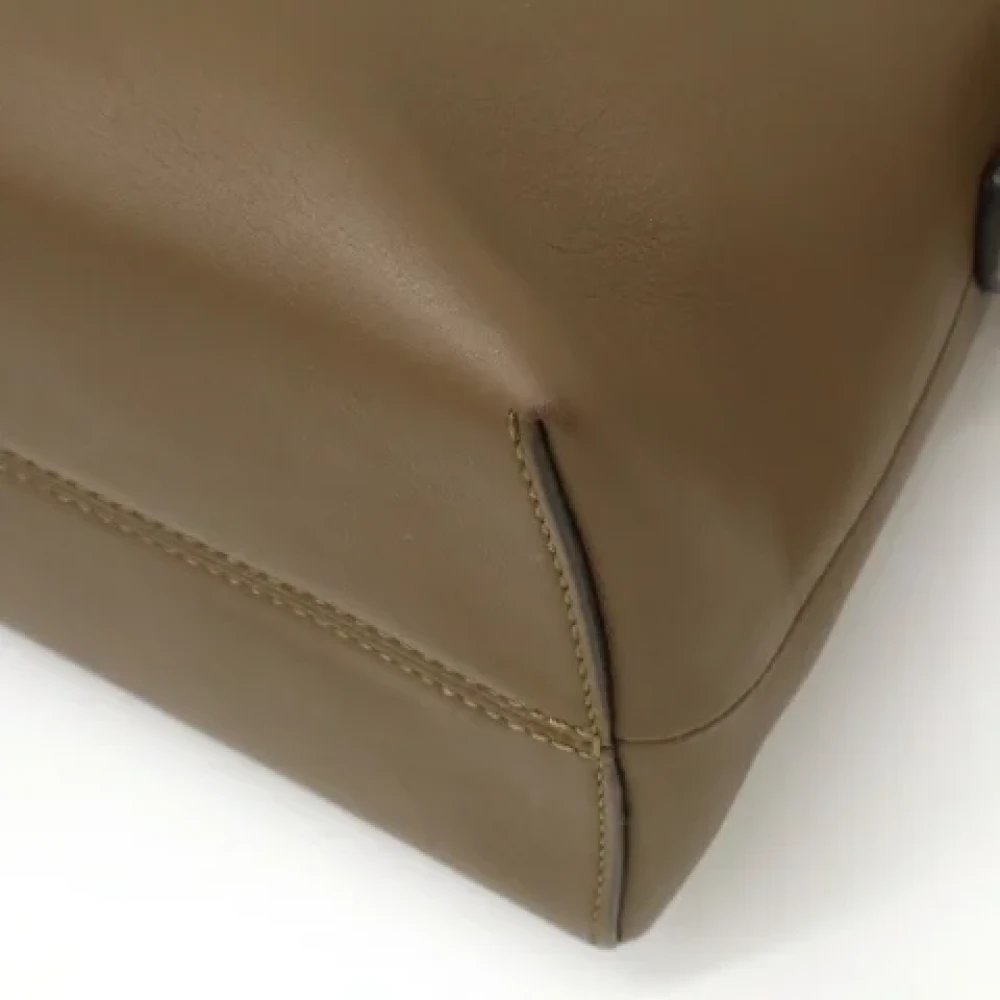 Fendi Vintage Pre-owned Leather fendi-bags Brown Dames