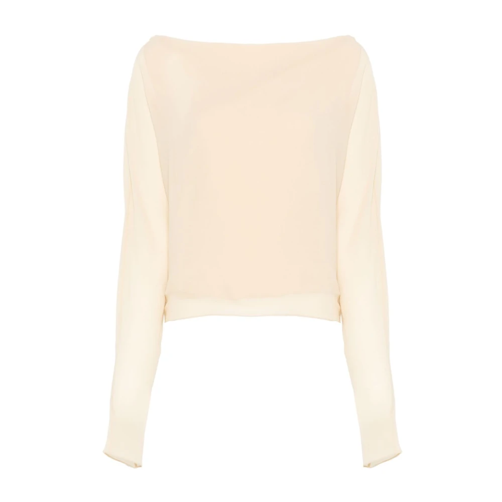 Cortana Beige Dolman Sleeves Sweater Beige Dames