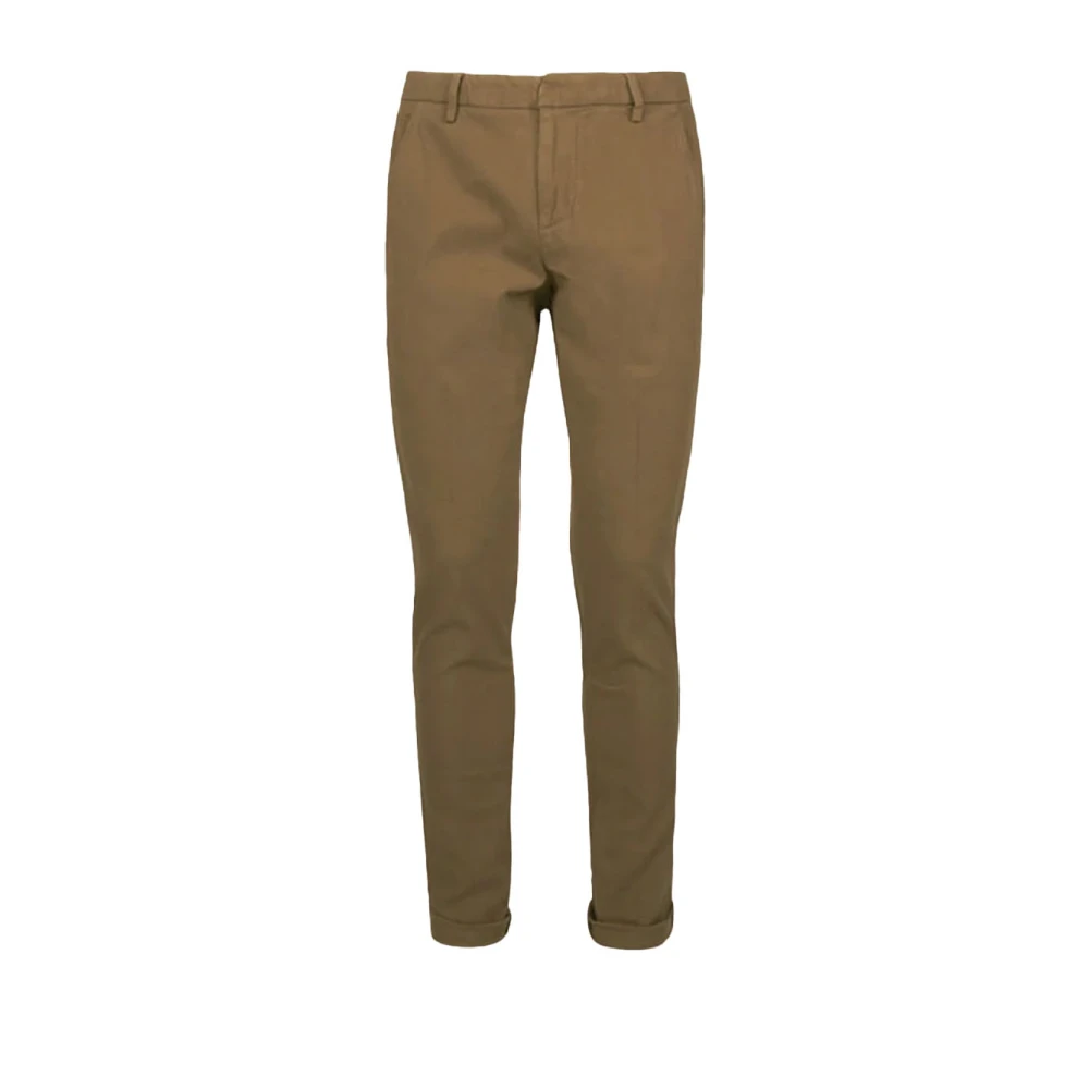 Dondup Blauwe Katoenen Stretchbroek Green Heren