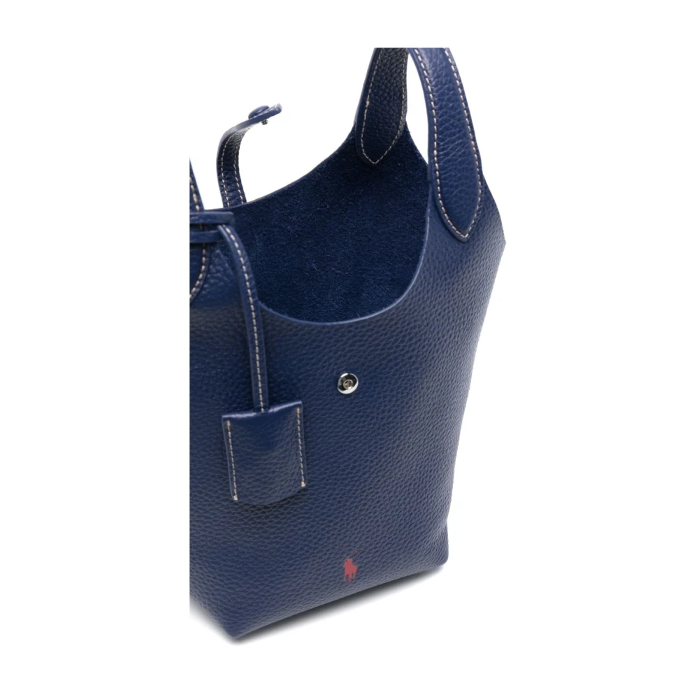 Polo Ralph Lauren Blauwe Schoudertas Elegante Stijl Blue Dames