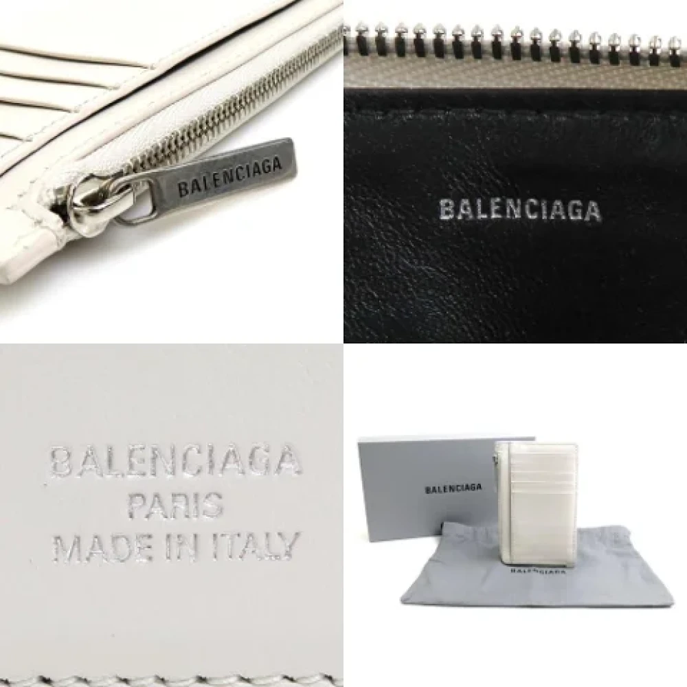 Balenciaga Vintage Pre-owned Leather wallets White Dames