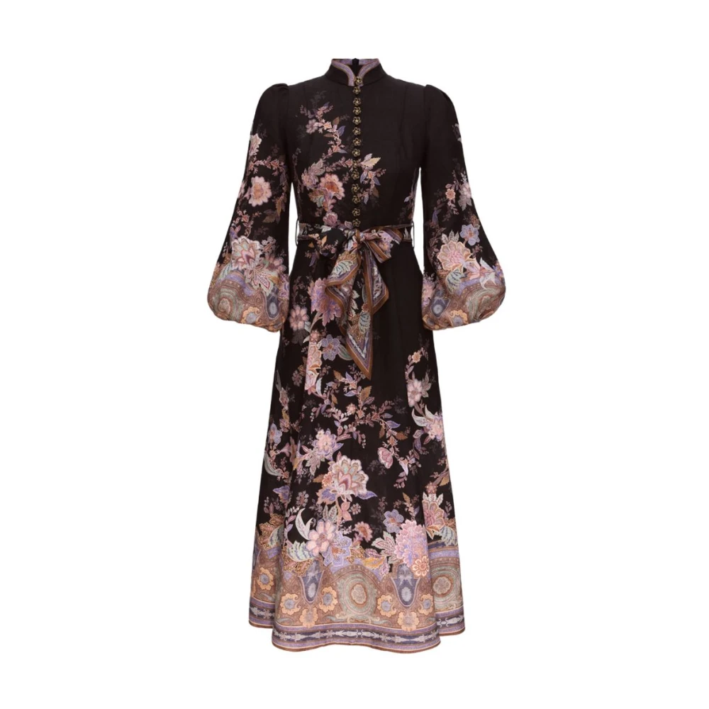 Zimmermann Women's Luna Button Midi Dress