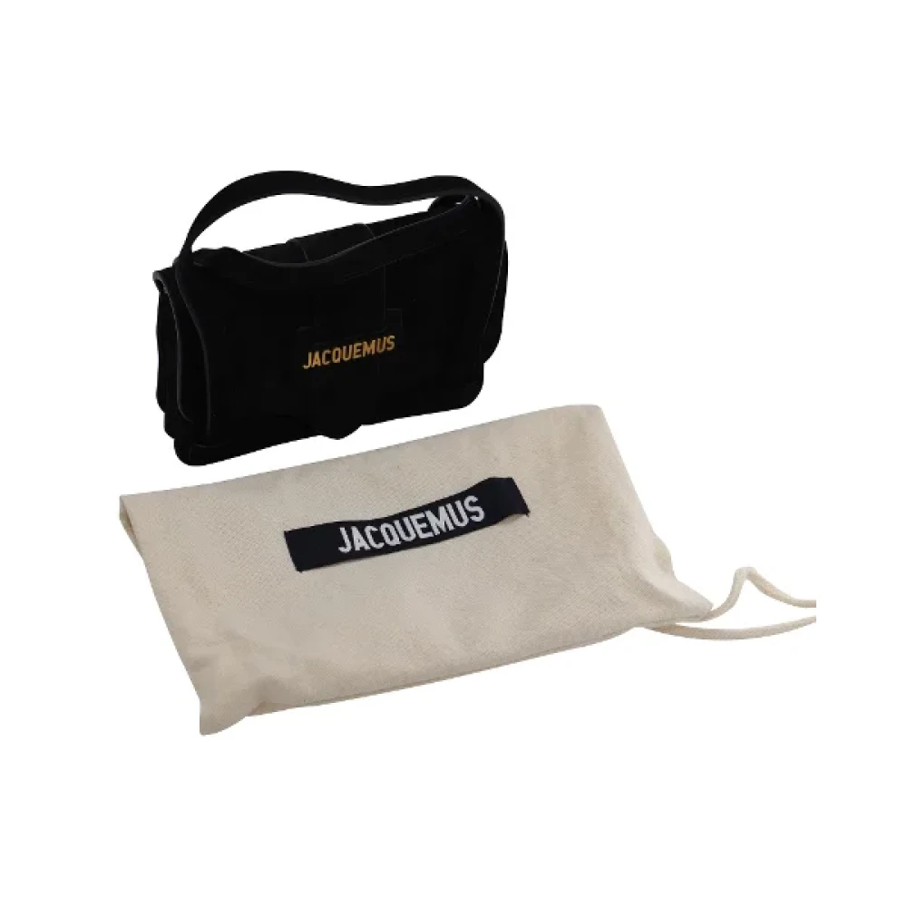 Jacquemus Pre-owned Suede handbags Black Dames