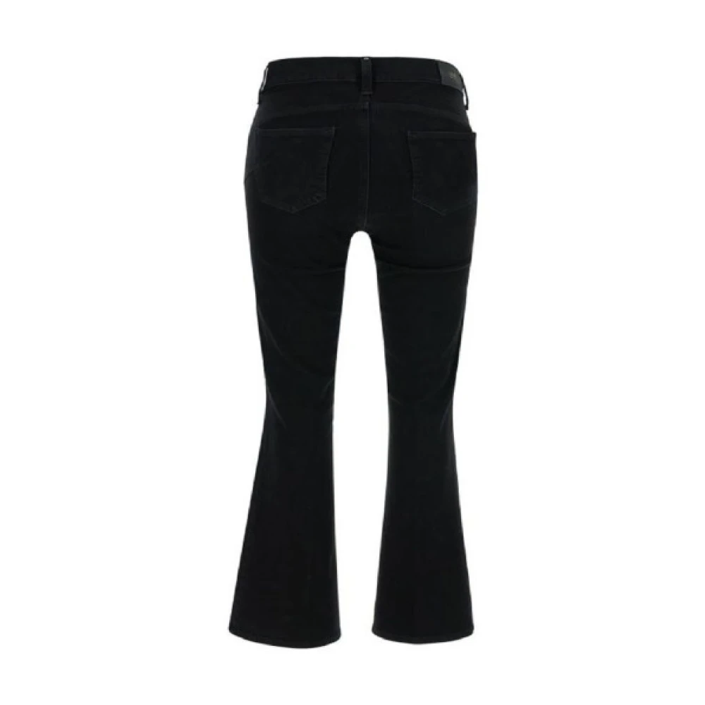 Liu Jo Hoge Taille Prinses Crop Flare Jeans Black Dames