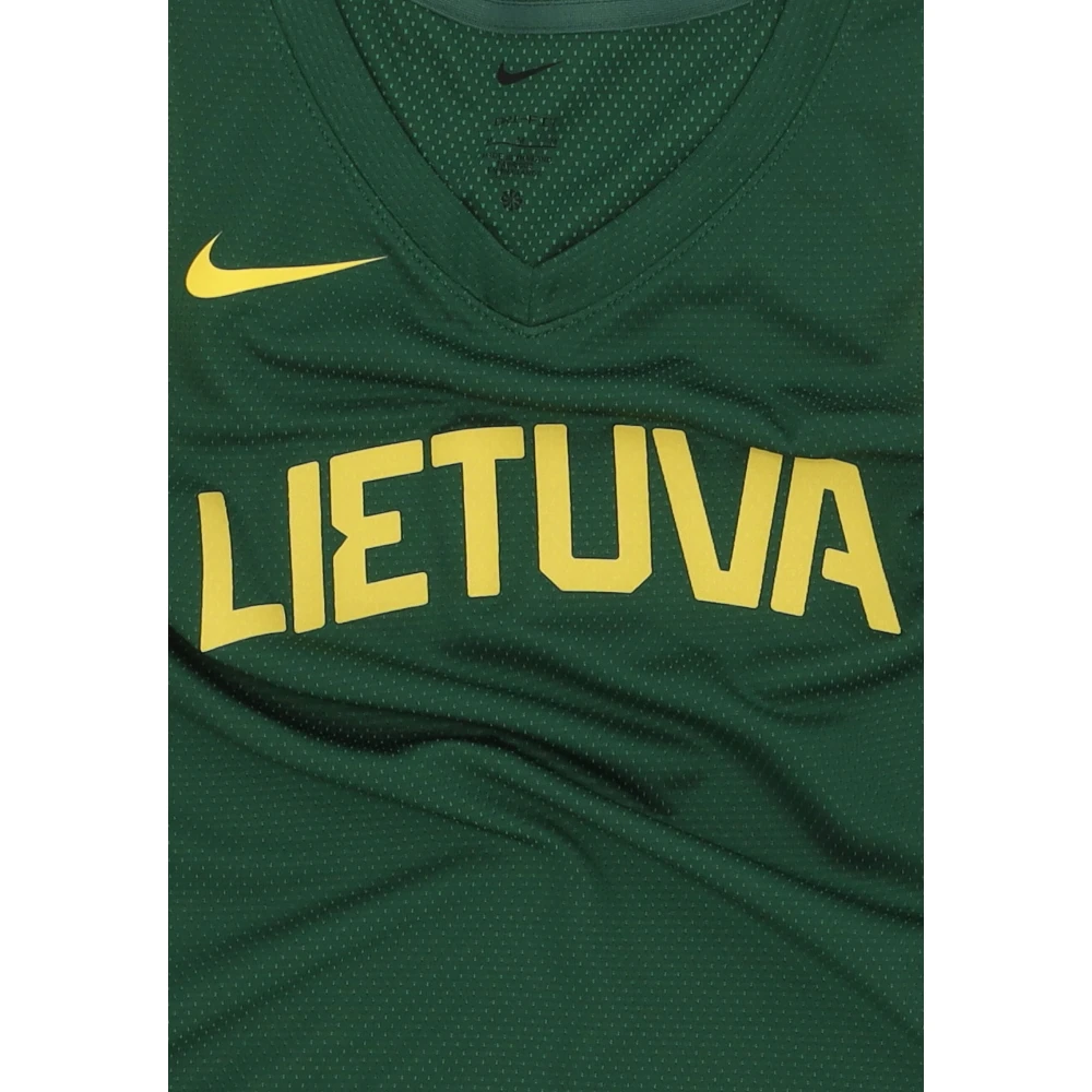 Nike Basketbal Tank Top Litouwen Green Heren