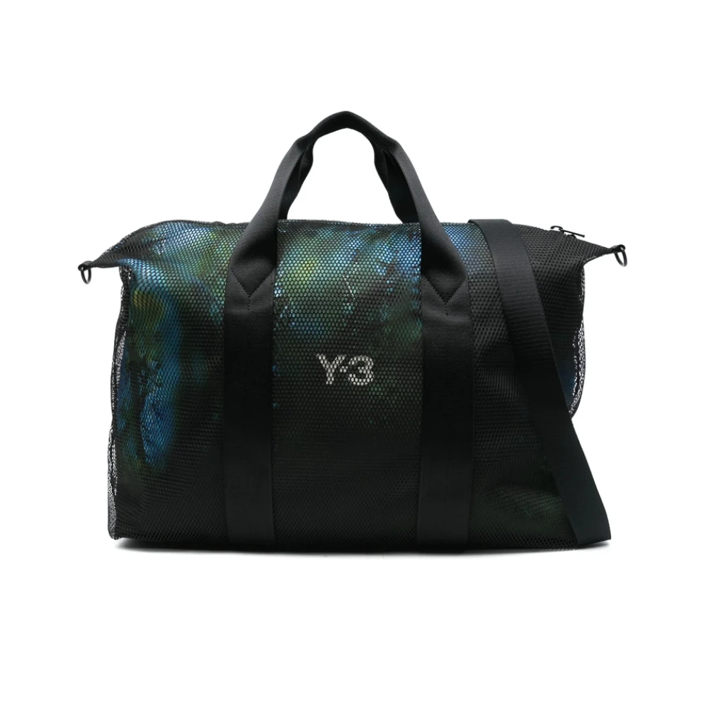 Y-3 Zwarte Reistas met Twee Handvatten Black Heren
