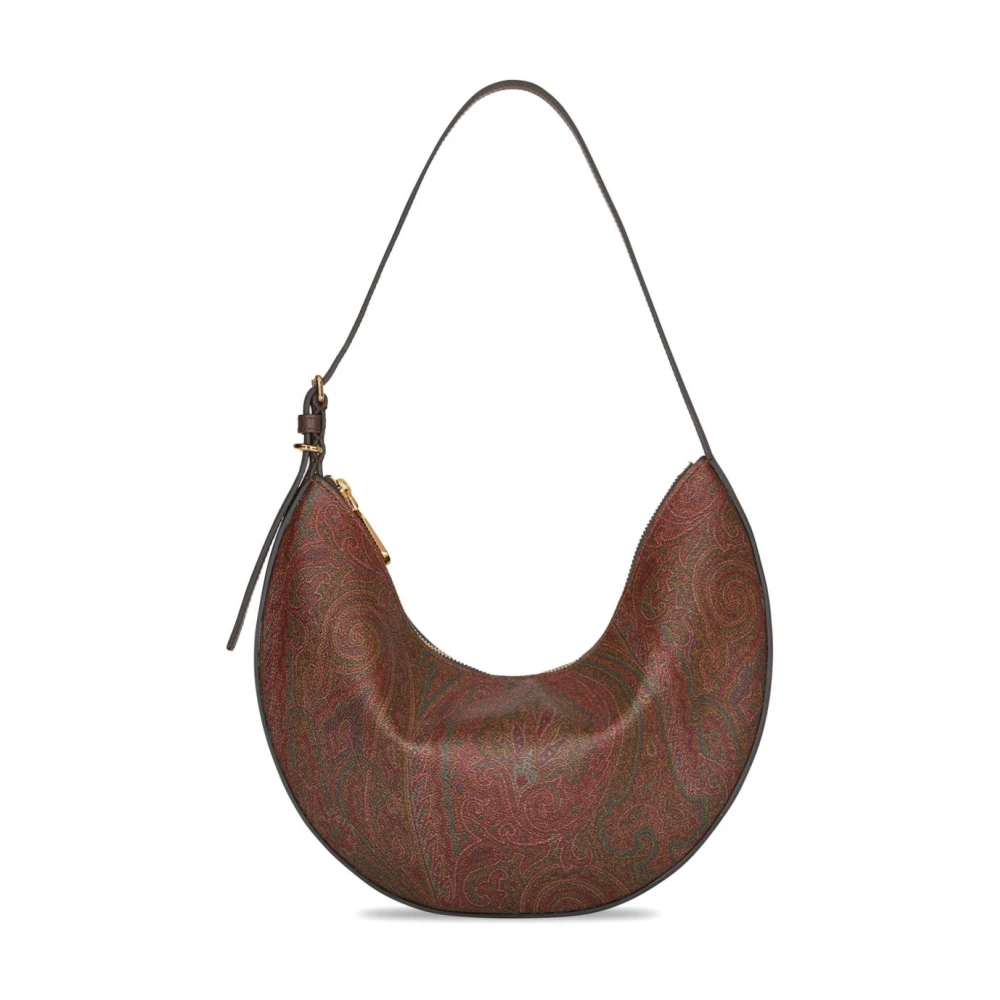 Etro Brown Shoulder Bags, Female, One Size, Essential Hobo Bag