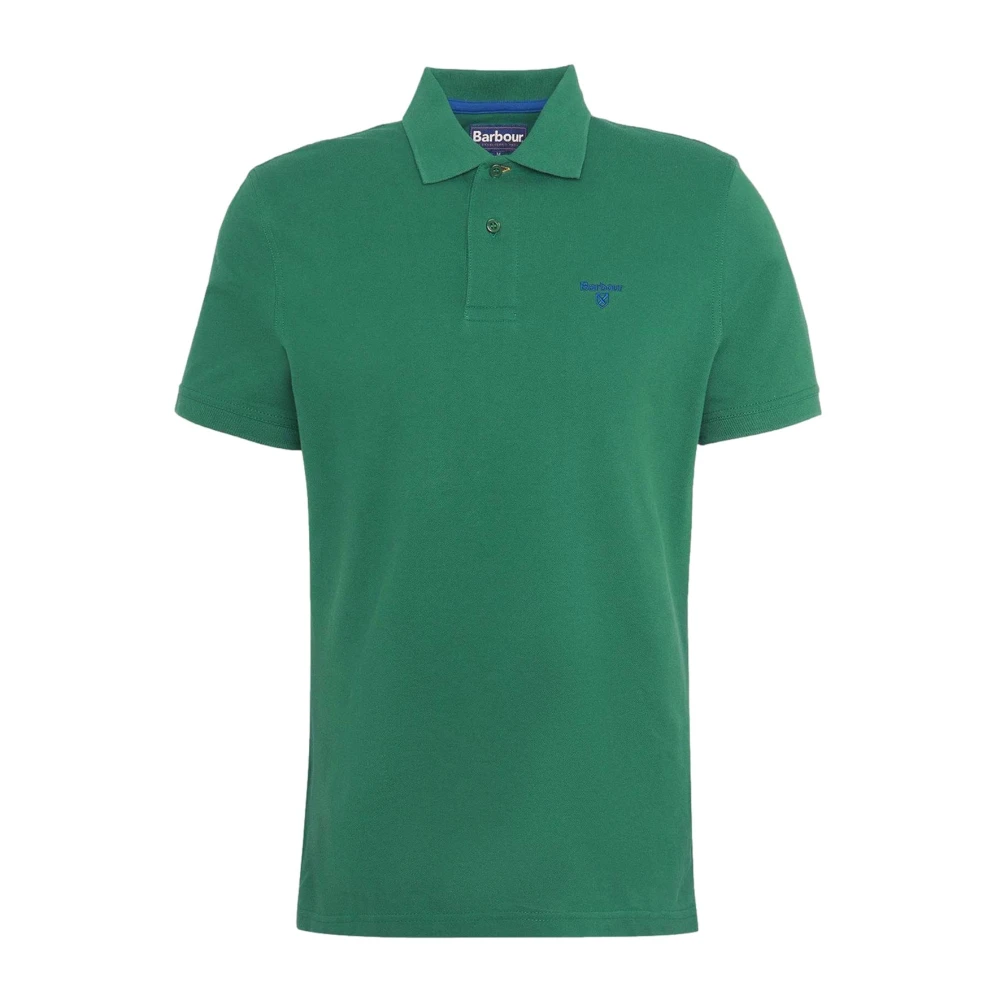 Barbour Lichtgewicht Sport Polo Shirt Green Heren