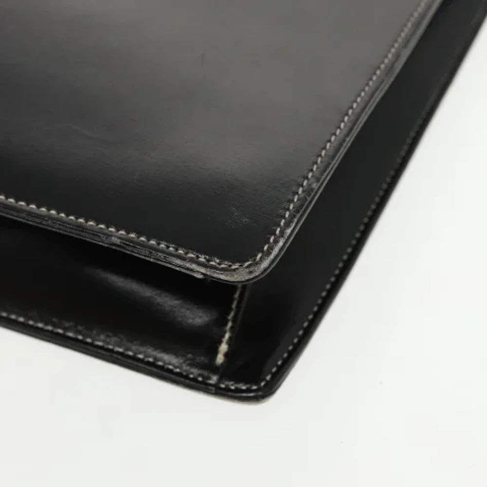 Dior Vintage Pre-owned Leather dior-bags Black Dames