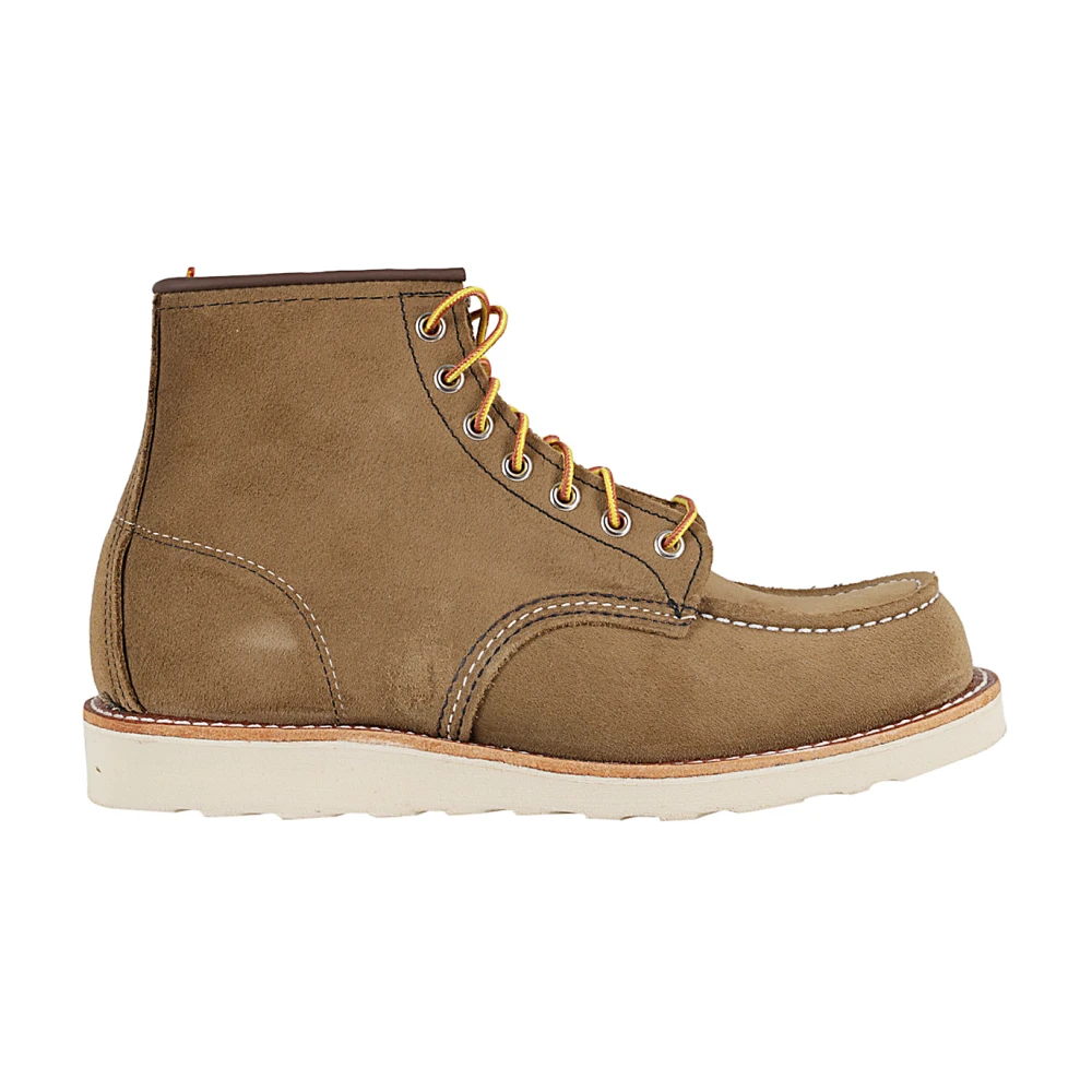 Red Wing Shoes Klassiska Moc Toe Arbetsstövlar Brown, Herr