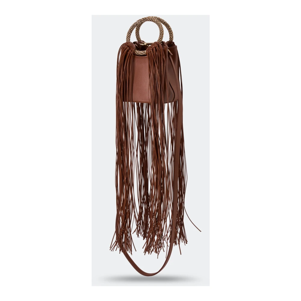 Hibourama Bimba Fringe Mini Brown Dames