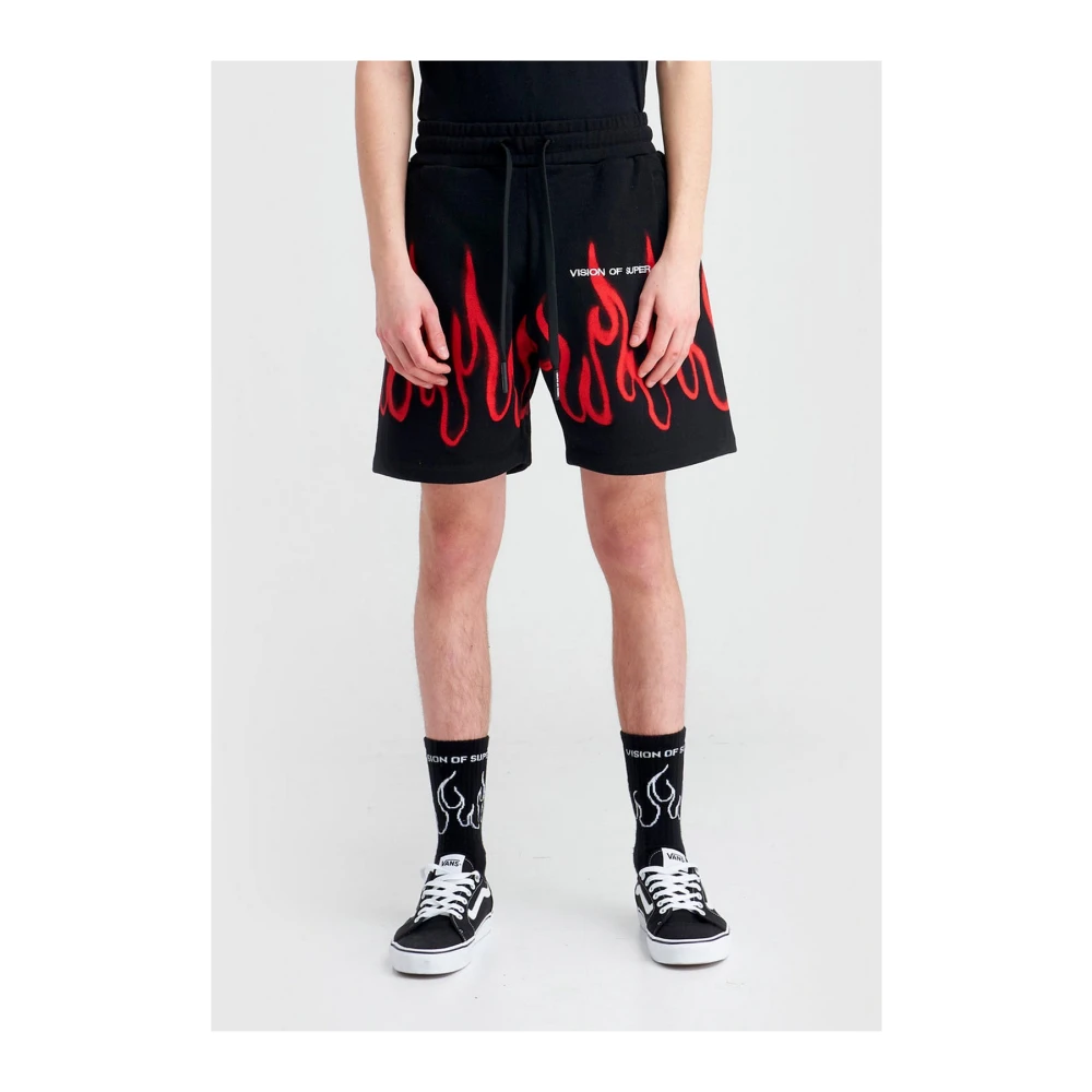 Vision OF Super Katoen Korte Overalls Red Heren