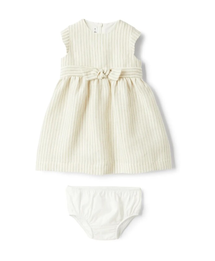 robe-en-lin-a-manches-courtes