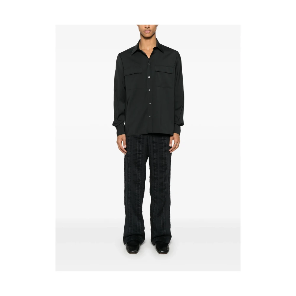 Barena Venezia Donkergrijze Button-Up Shirt met Borstzakken Gray Heren