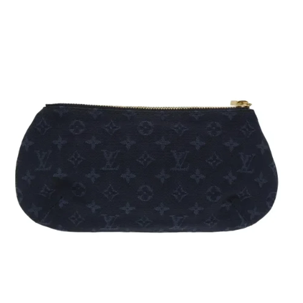 Louis Vuitton Vintage Pre-owned Canvas clutches Blue Dames