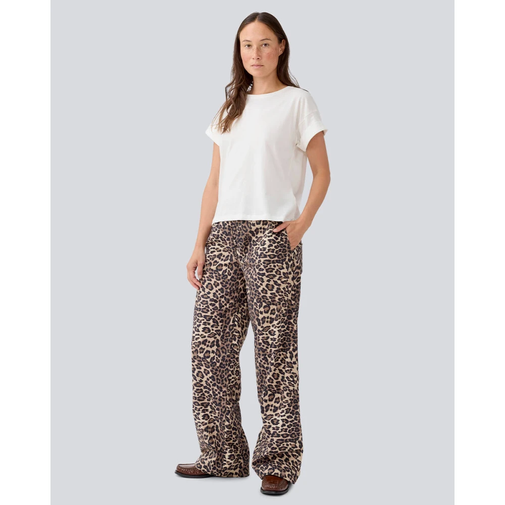 Modström Printbroek met MoodMD ontwerp Brown Dames