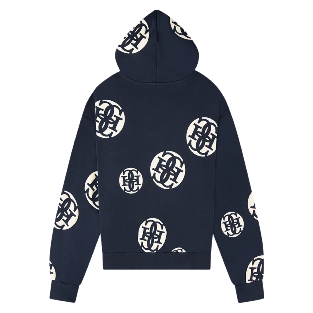 In Gold We Trust Hoodies Blue Heren
