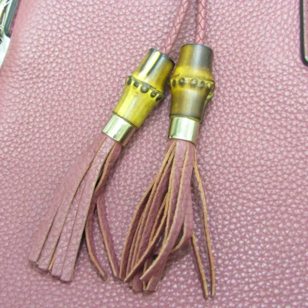 Gucci Vintage Pre-owned Leather totes Pink Dames