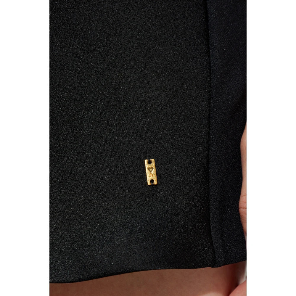Ami Paris Mouwloze jurk Black Dames