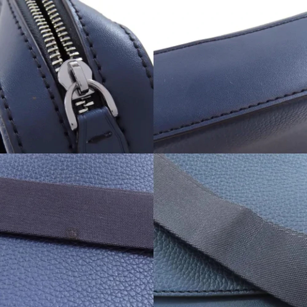 Michael Kors Pre-owned Leather shoulder-bags Blue Dames