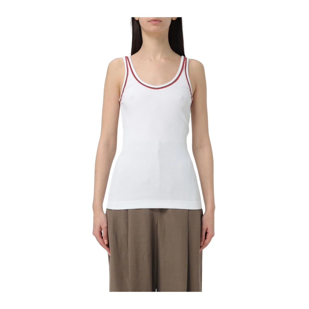 Tops > Sleeveless Tops - - Brunello Cucinelli - Modalova