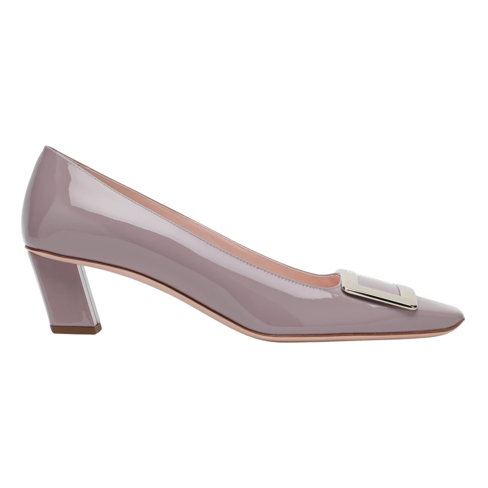 Roger Vivier Låg Klack Pumps Pink, Dam