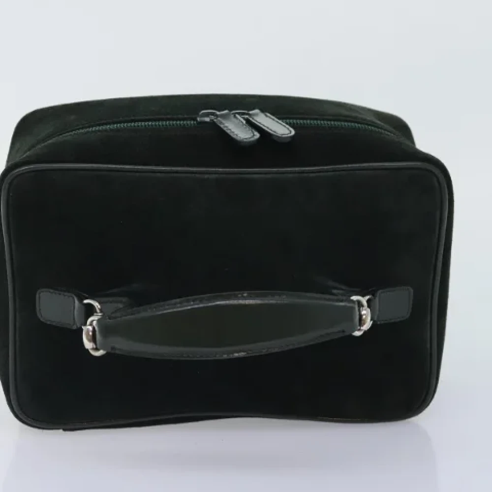 Gucci Vintage Pre-owned Suede gucci-bags Green Dames
