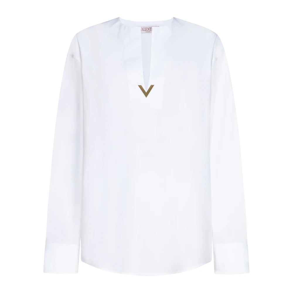 Valentino Stijlvolle Overhemden White Dames
