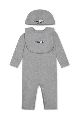ensemble-bebe-gris-avec-bonnet-et-bavoir