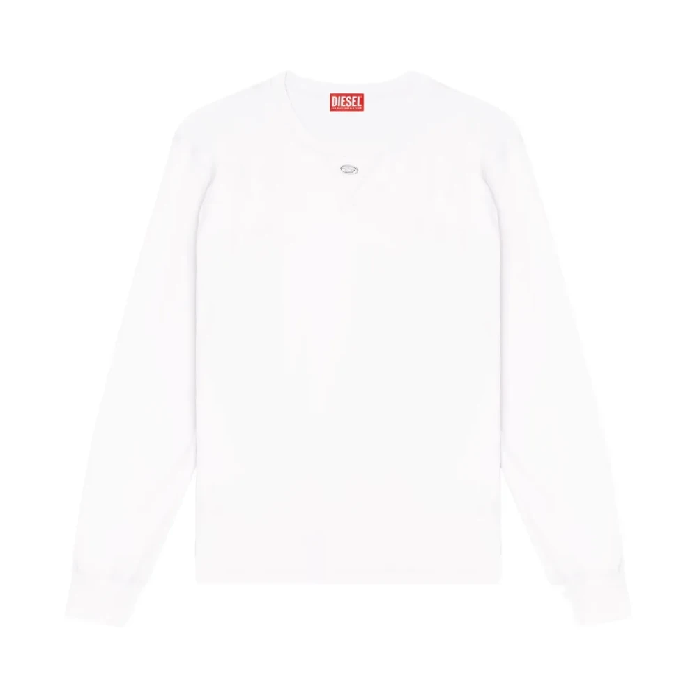 Diesel Uomo Bianco Top, L, New,