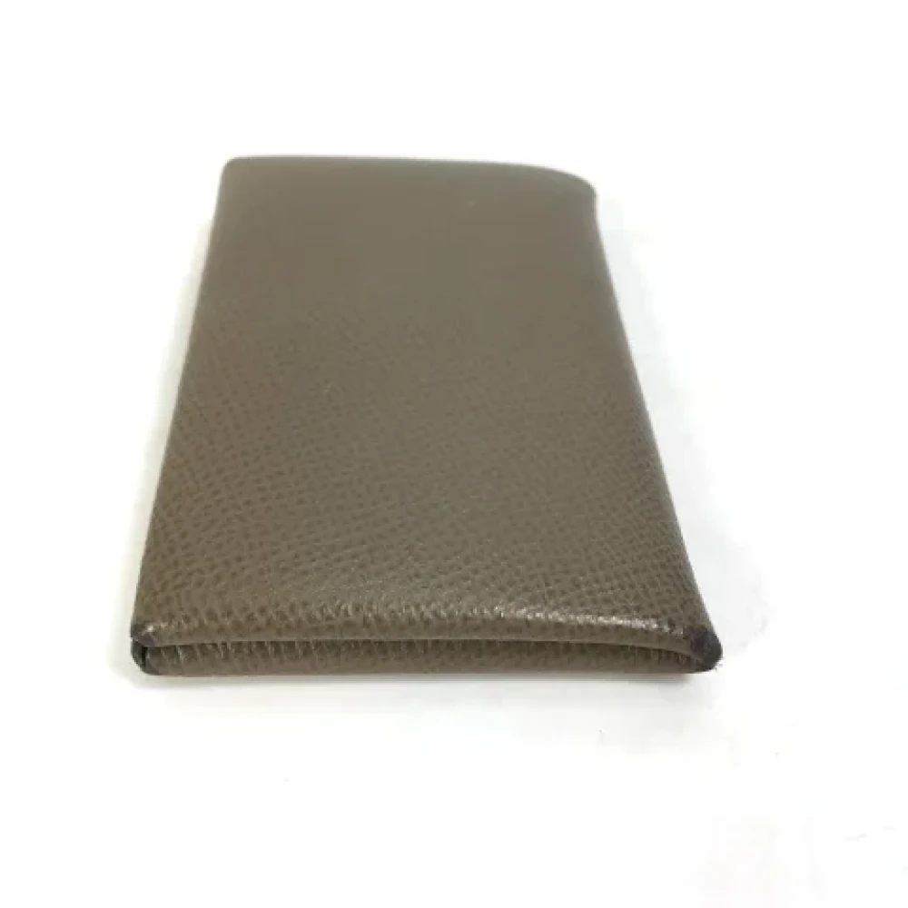 Hermès Vintage Pre-owned Leather home-office Gray Dames