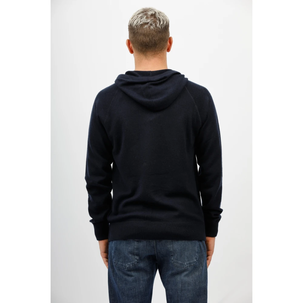 MC2 Saint Barth Hoodie met kangoeroezak Blue Heren