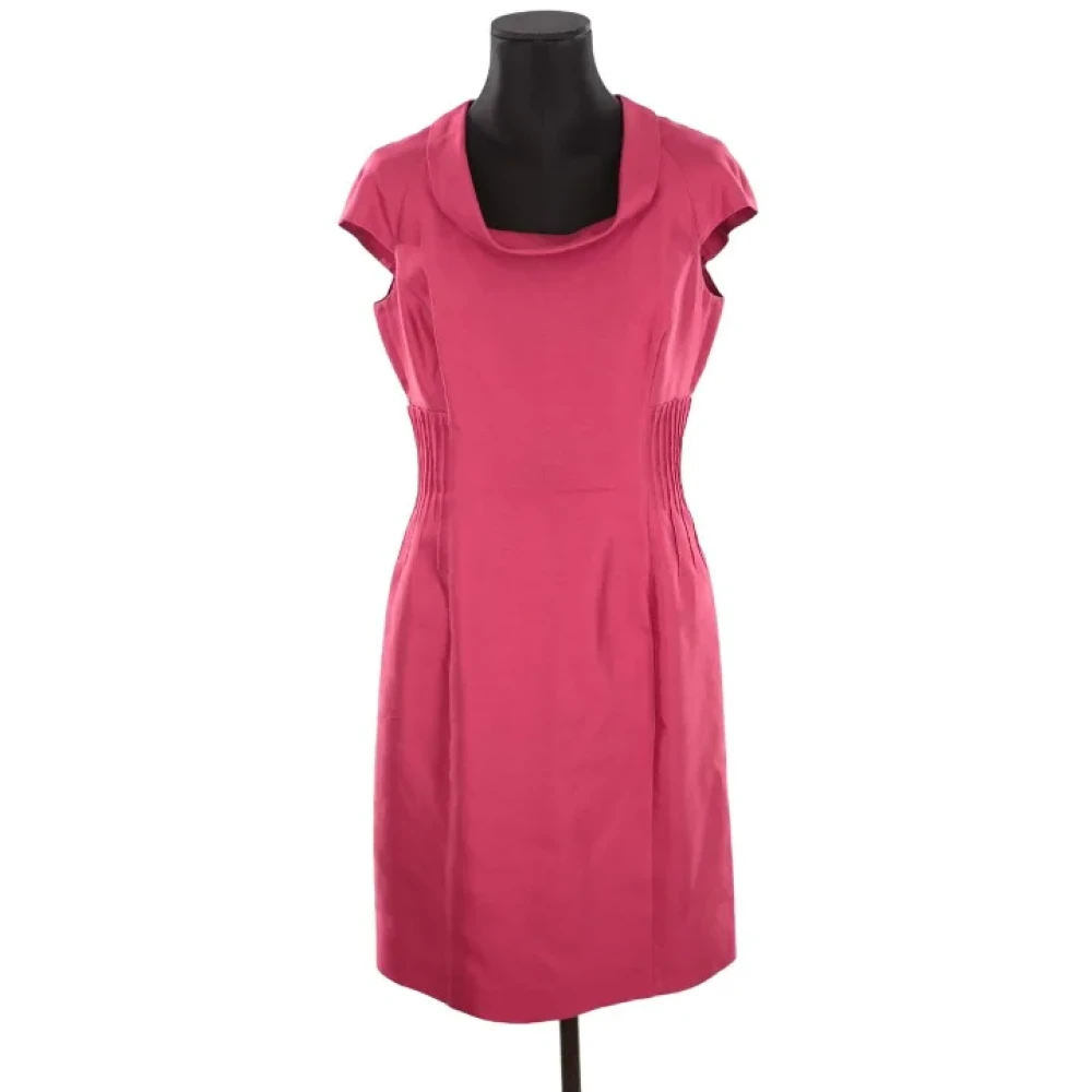 Armani Pre-owned Cotton dresses Pink Dames
