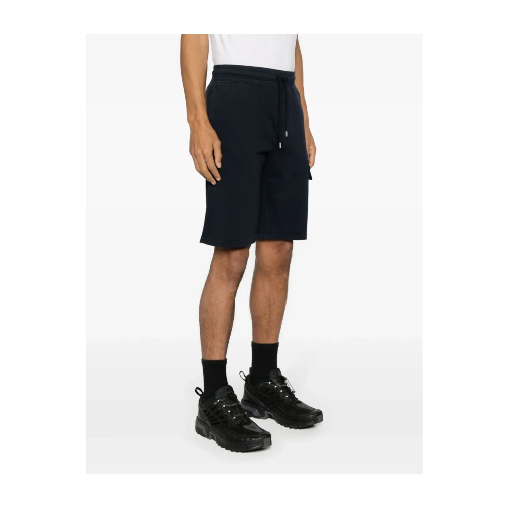 C.P. Company Blauwe Casual Shorts met Cargo Zak Blue Heren