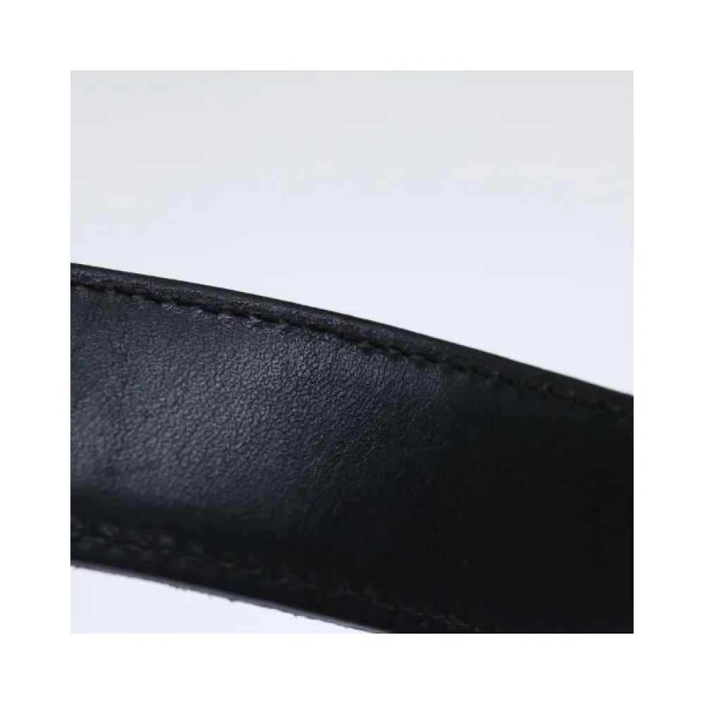 Salvatore Ferragamo Pre-owned Cotton shoulder-bags Black Dames