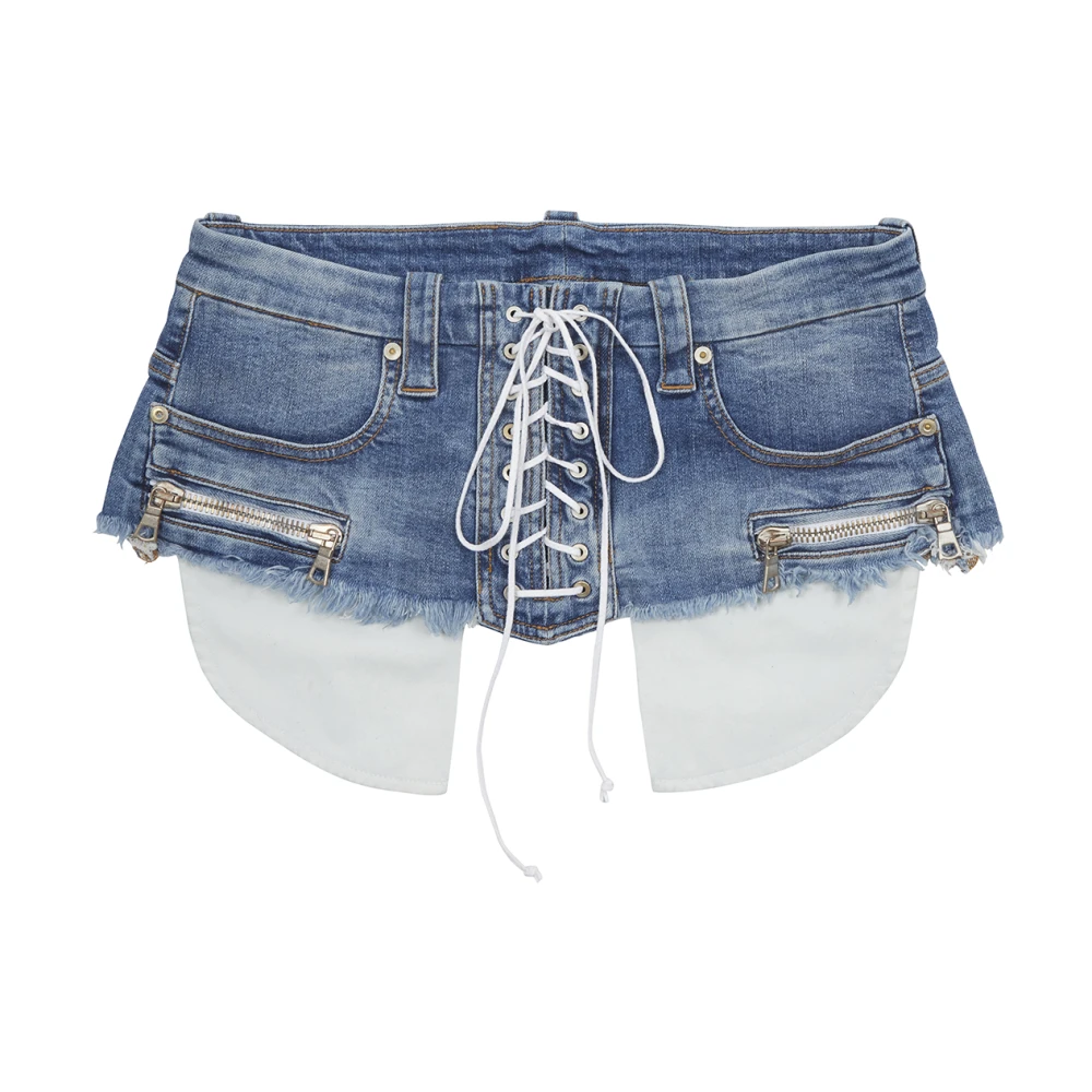 Unravel Project Denim rokken Blue Dames