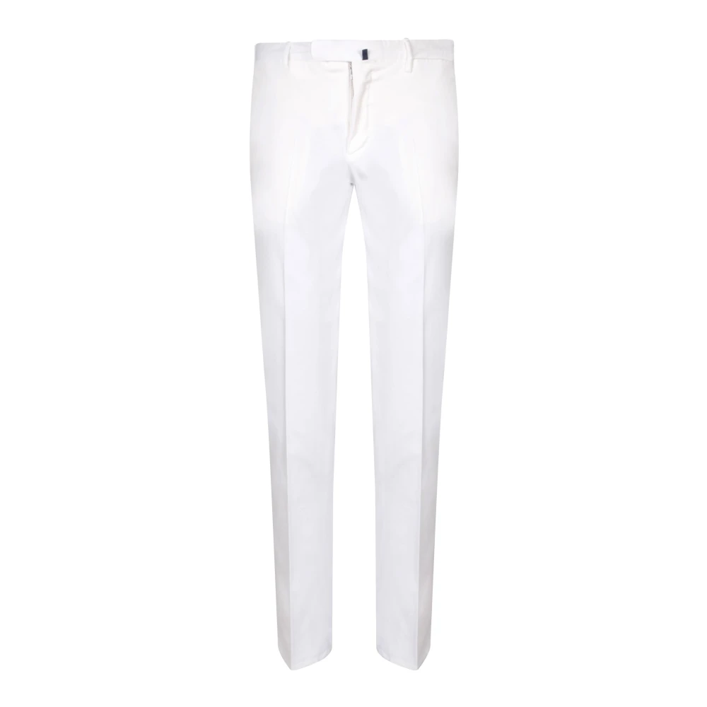 Incotex Witte Slim Fit Broek White Heren