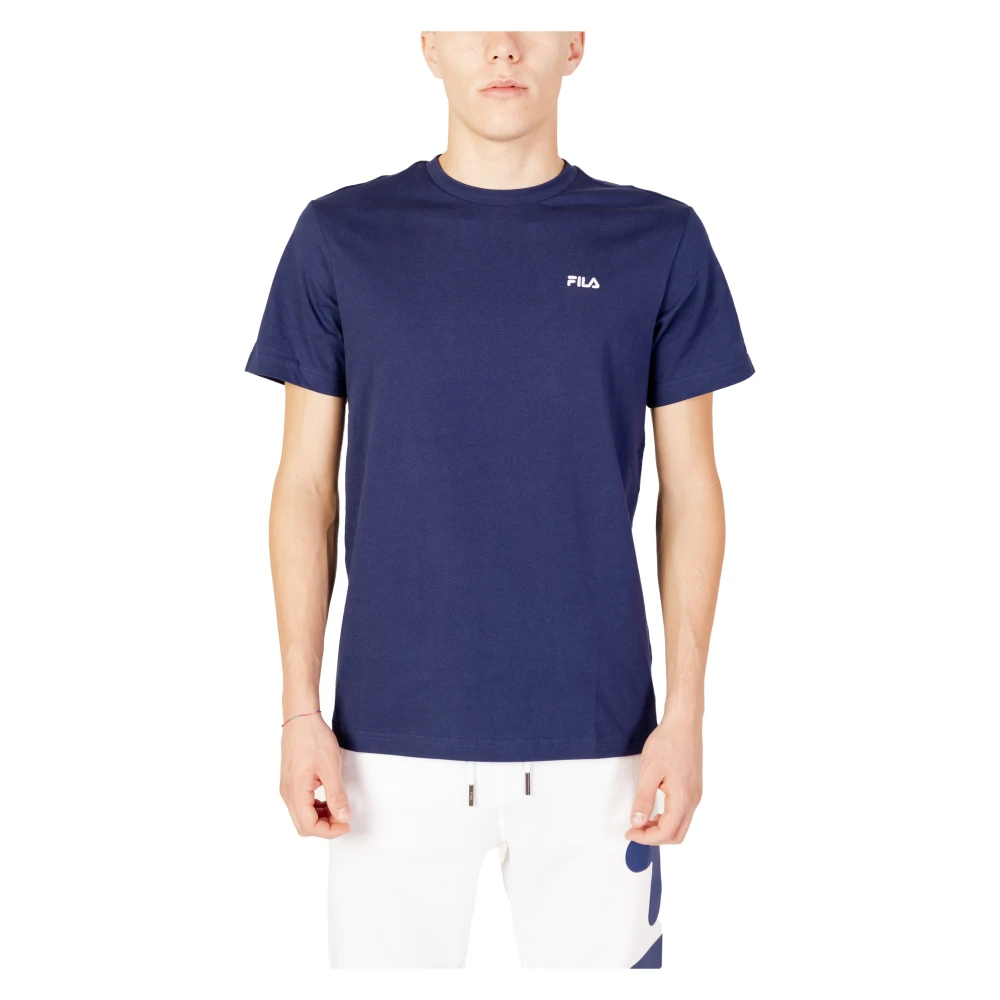 Fila Heren Katoenen T-Shirt Blue Heren