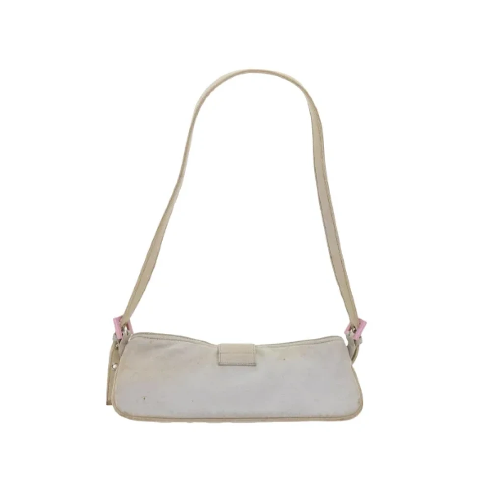 Fendi Vintage Pre-owned Cotton fendi-bags White Dames