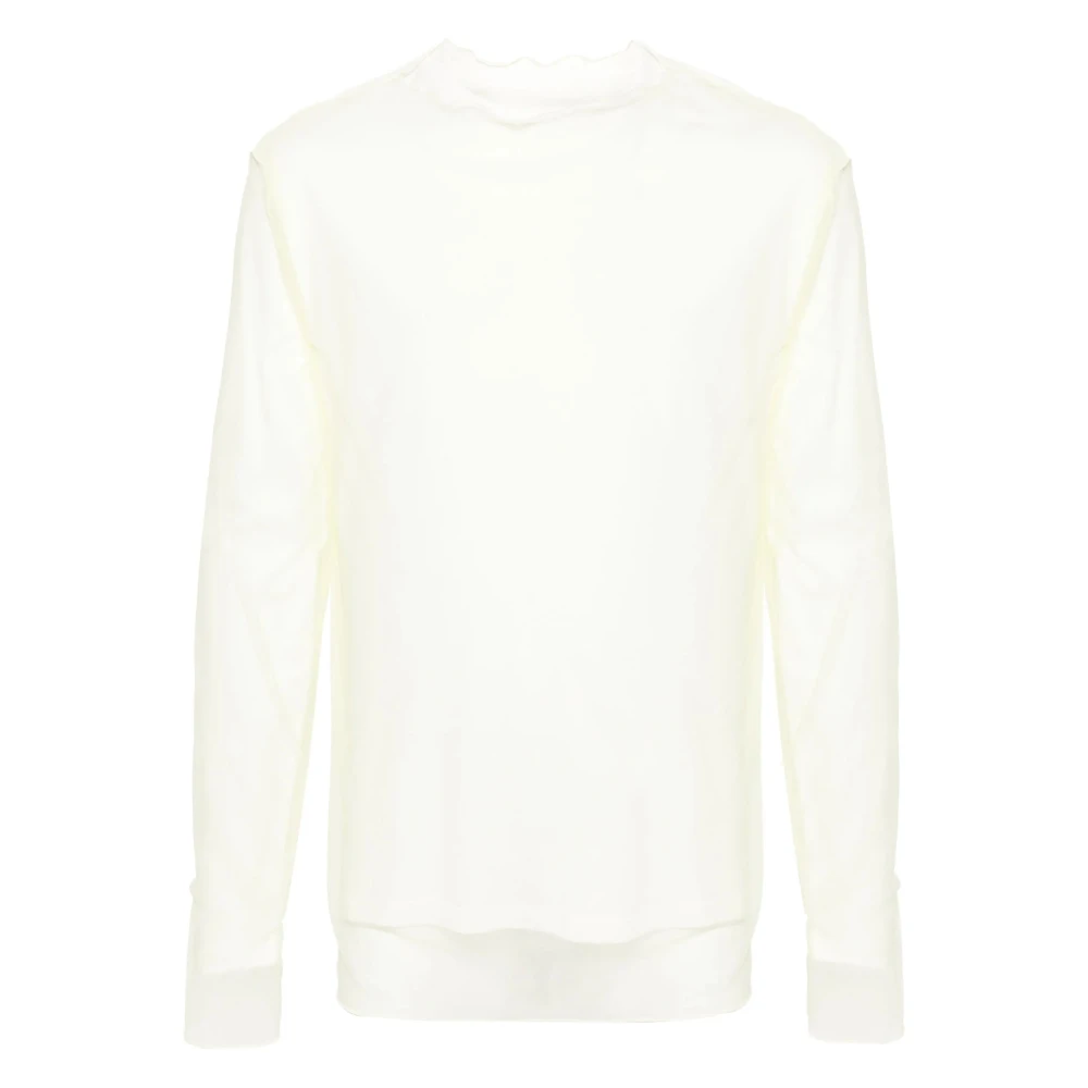 Jil Sander Gelaagd Katoenen T-shirt White Heren