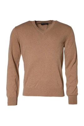 Lyxig Cashmere V-ringad Pullover Sweater