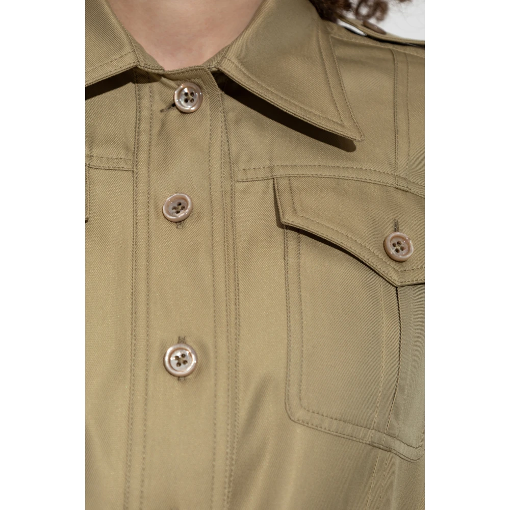 Tom Ford Jurk met zakken Green Dames
