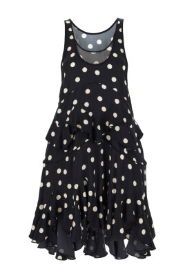 polka-dot-ruffle-detailed-dress