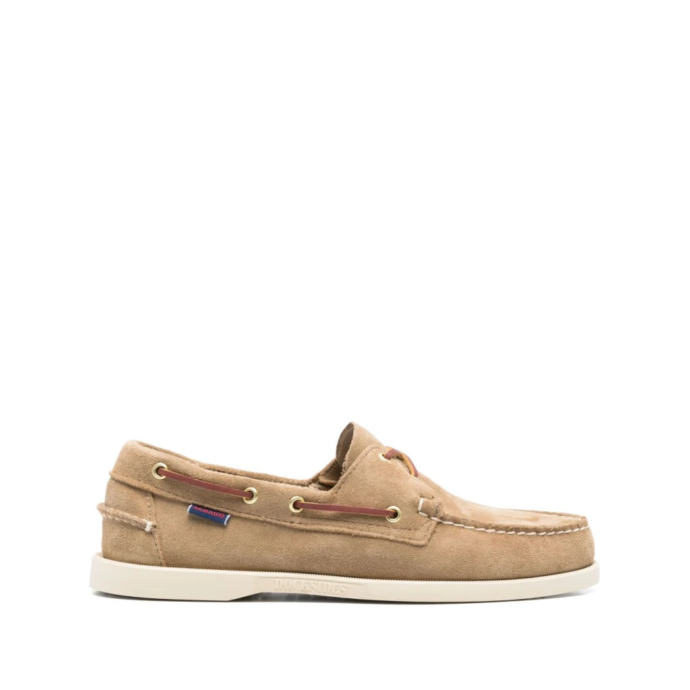 Sebago Men's Beige Portland Artisan - Boat Shoes - 7 1/2 Uk - Shoes