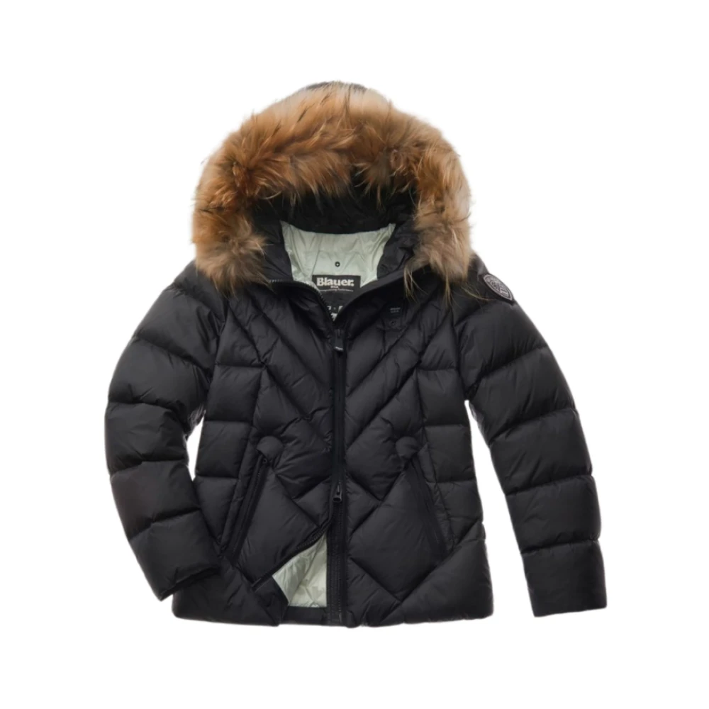 Blauer Damen Schwarz Jacken, K, Lgröße: