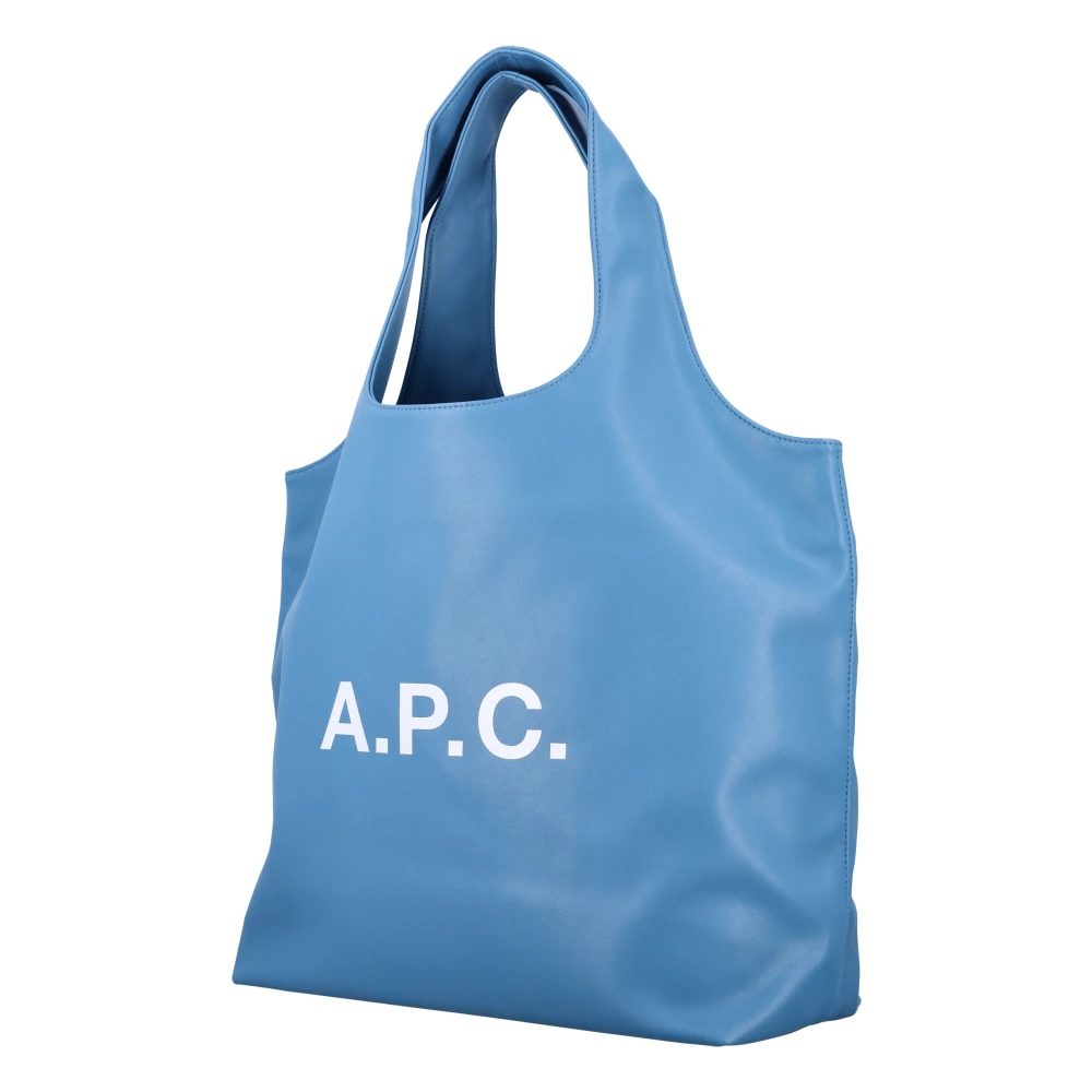 A.p.c. Blauwe Handtas Ninon Tote Tas Blue Dames